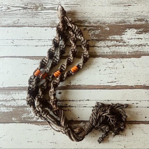 Vintage Other - 🔥FLASH SALE🔥 Vintage 70’s Handmade Macramé Plant Hanger